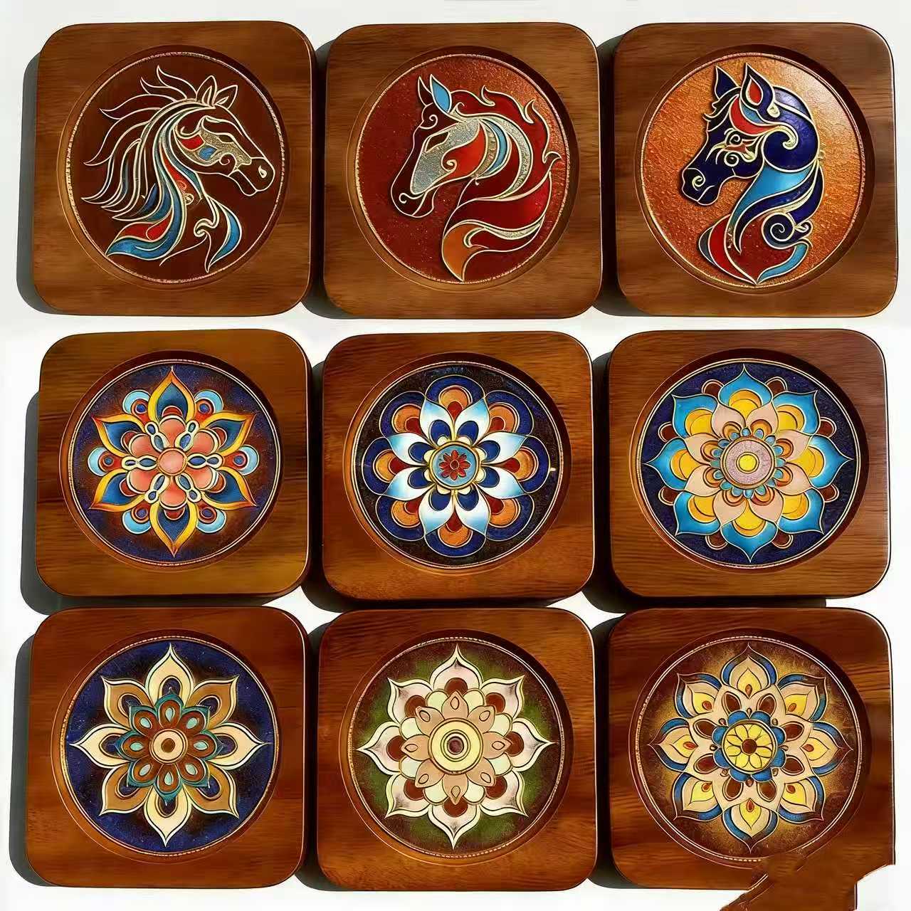 Cloisonné Enamel Coaster