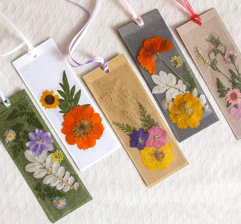 Pressed Flower Bookmarks