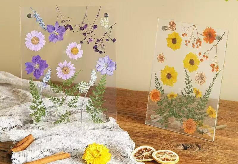 A04:Double-Sided Pressed Flower Transparent Art Frame Making Experience(Duration 1 Hour,10 years old above)