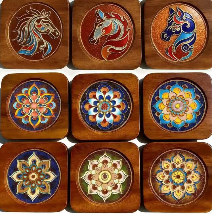 D05: Intangible Cultural Heritage: Easy Cloisonné Enamel Coaster DIY Experience ( Duration 2 hours, 16 years old above)